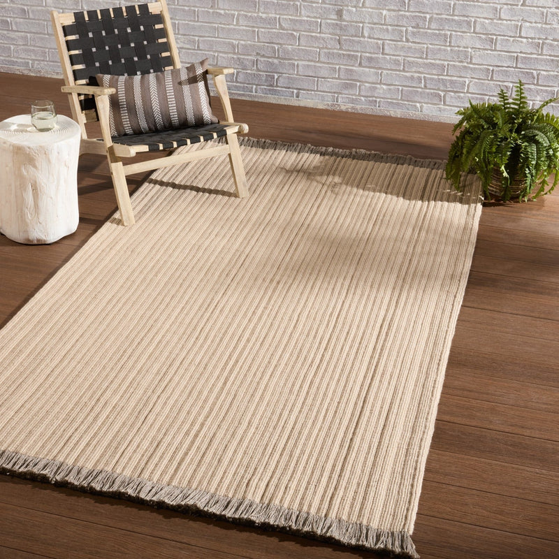 Drezden Indoor/ Outdoor Engild Beige & Gray Rug 5