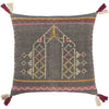 Darian DRI-002 Hand Woven Pillow in Charcoal & Ivory by Surya