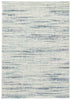 Escape Abstract Blue & White Area Rug