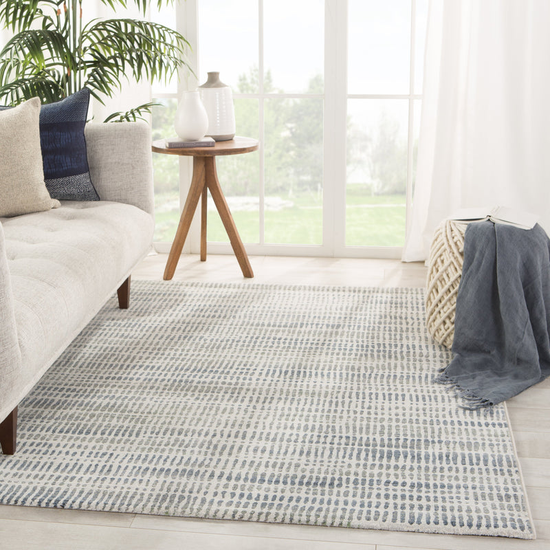 Escape Abstract Gray/ Blue Rug by Jaipur Living