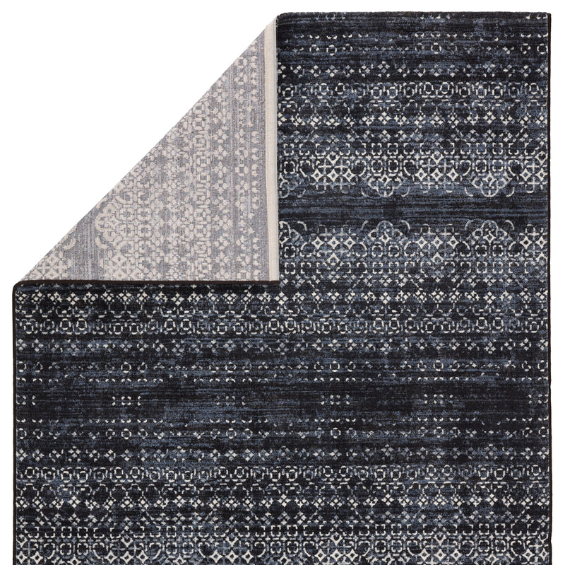 Ardor Trellis Dark Blue/ Gray Rug by Jaipur Living