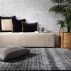 Ardor Trellis Dark Blue/ Gray Rug by Jaipur Living