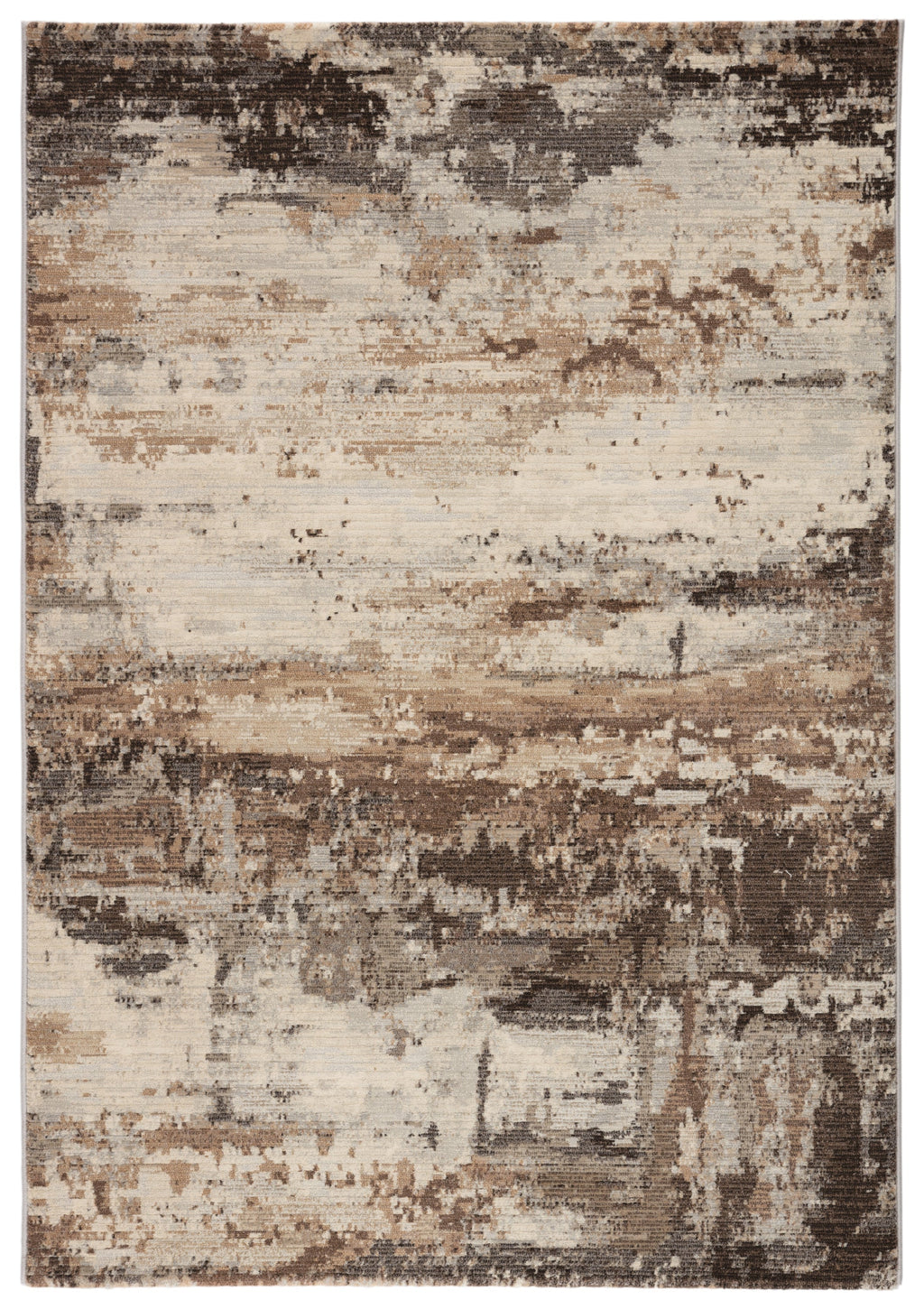 Buxton Abstract Brown/ Light Gray Rug by Jaipur Living