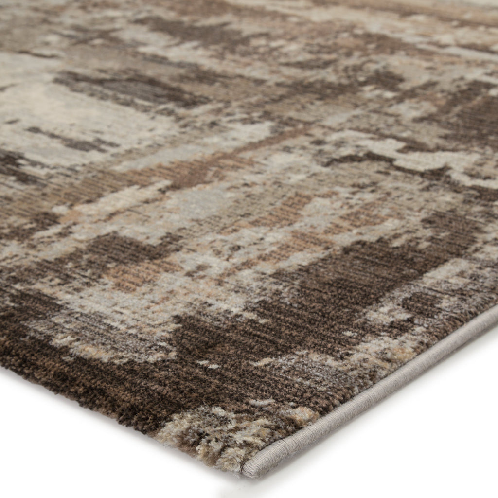 Buxton Abstract Brown/ Light Gray Rug by Jaipur Living