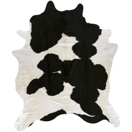 Duke Collection Animal Area Rug in Black and White