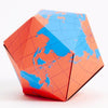 Dymaxion Folding Globe in Blue & Orange design by Areaware