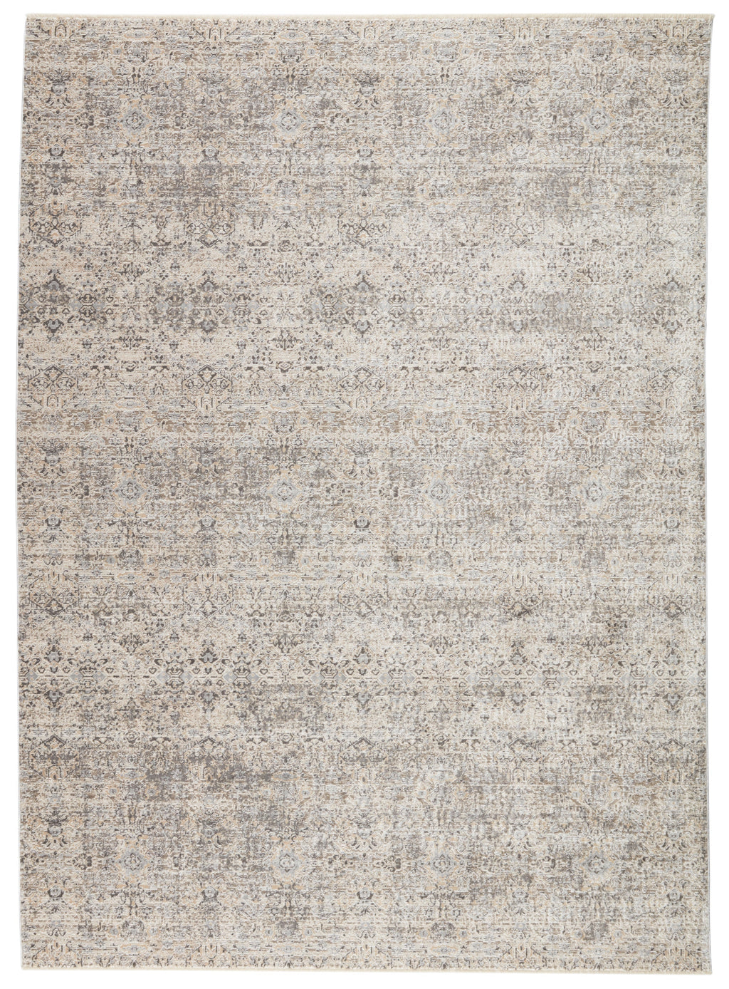 Candide Trellis Rug in Gray & Ivory by Jaipur Living