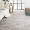 Candide Trellis Rug in Gray & Ivory by Jaipur Living