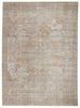 Aubin Medallion Rug in Beige & White by Jaipur Living