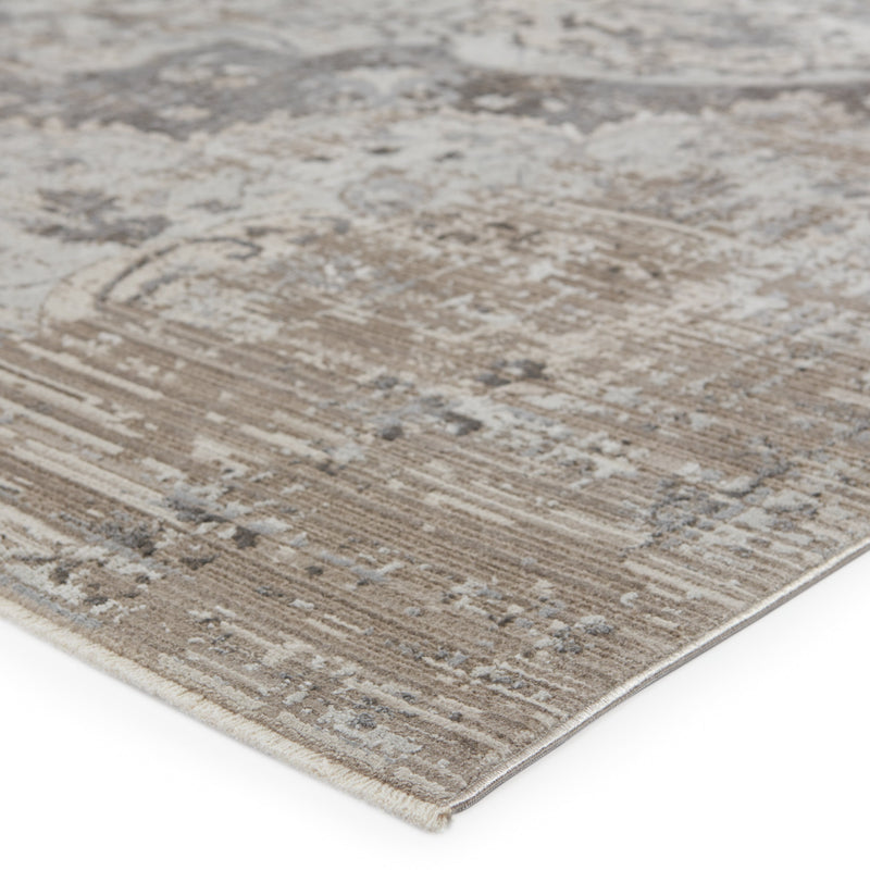 Ginevra Medallion Rug in Gray & Ivory by Jaipur Living