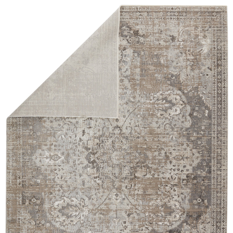 Ginevra Medallion Rug in Gray & Ivory by Jaipur Living