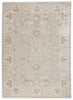 Dhaval Oriental Rug in Light Gray & White by Jaipur Living