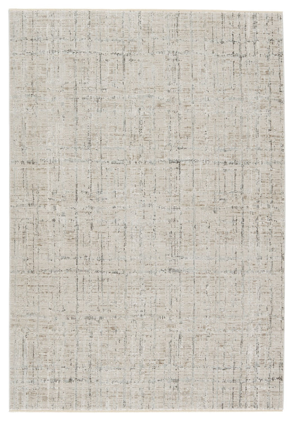 En Blanc Sovis Light Gray & Ivory Rug 1