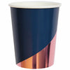 Set of 8 Erika Navy Colorblock Party Cups design by Harlow & Grey