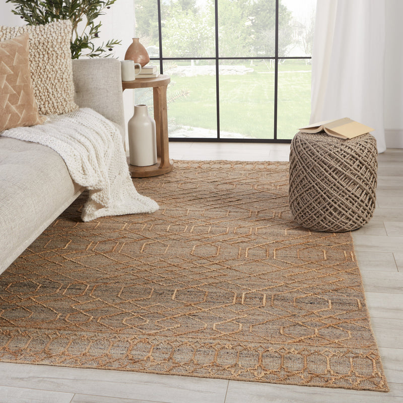 Celia Natural Geometric Beige & Grey Rug by Jaipur Living