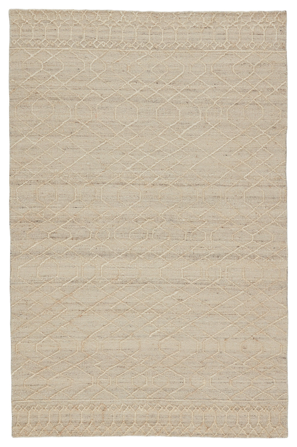 Celia Natural Geometric Cream & Grey Rug by Jaipur Living