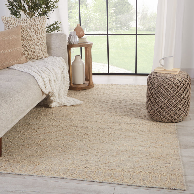 Celia Natural Geometric Cream & Grey Rug by Jaipur Living