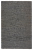 Morse Natural Geometric Grey & Dark Blue Rug by Jaipur Living