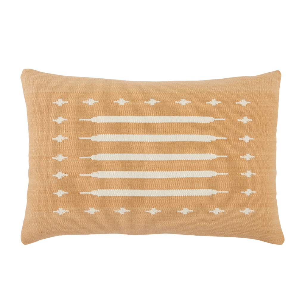 Ikenna Tribal Pillow in Light Tan by Jaipur Living