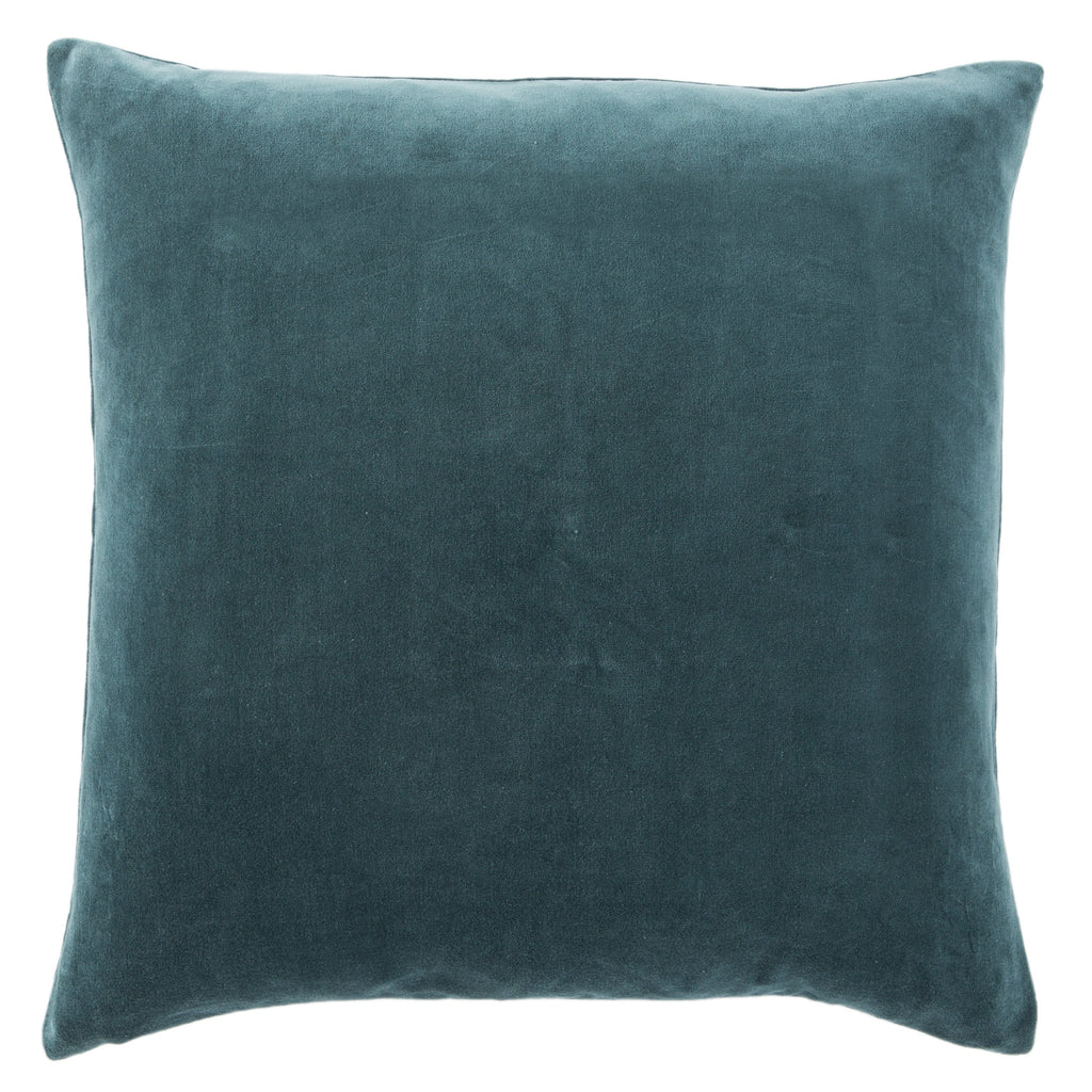 Hendrix Border Teal & Cream Pillow