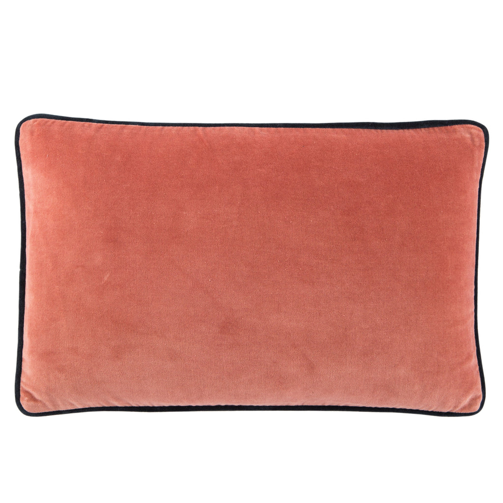 Lyla Solid Pink & Navy Pillow