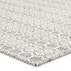 Calliope Handmade Trellis White & Gray Area Rug