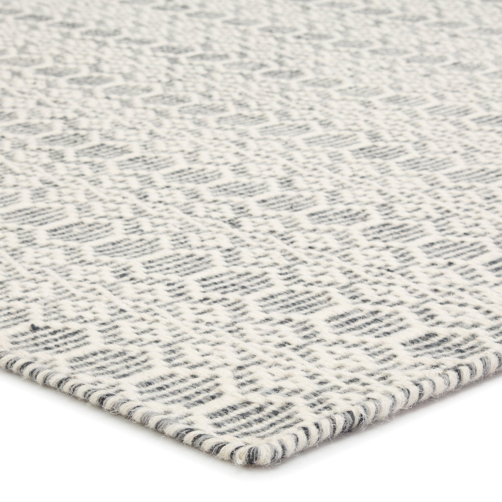 Calliope Handmade Trellis White & Gray Area Rug