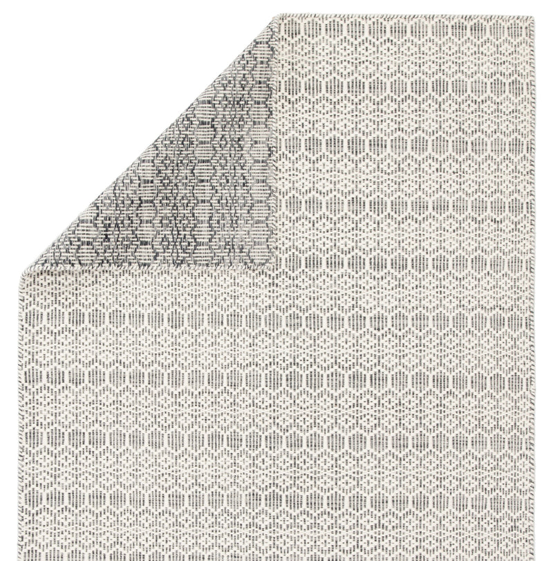 Calliope Handmade Trellis White & Gray Area Rug