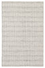 Calliope Handmade Trellis White & Gray Area Rug