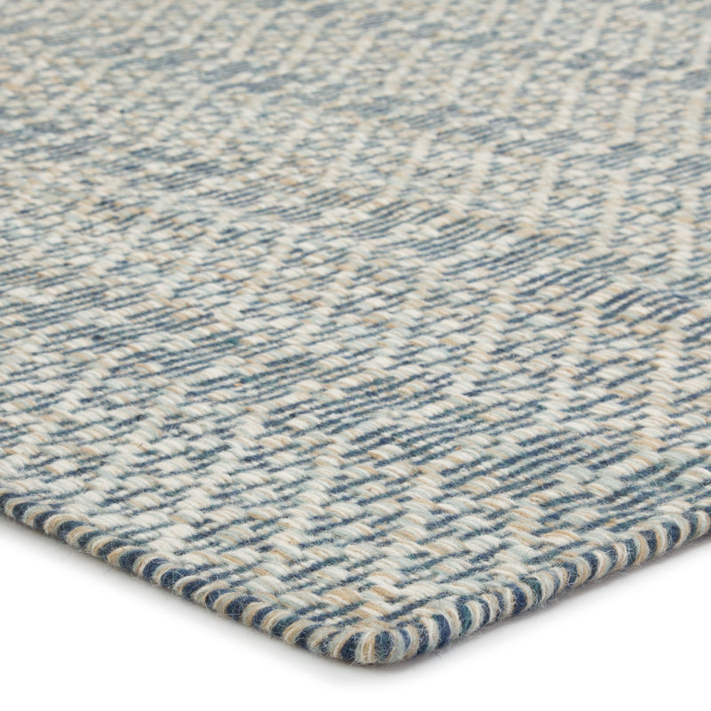 Carrie Trellis Rug in Majolica Blue & Stargazer design by Jaipur Living