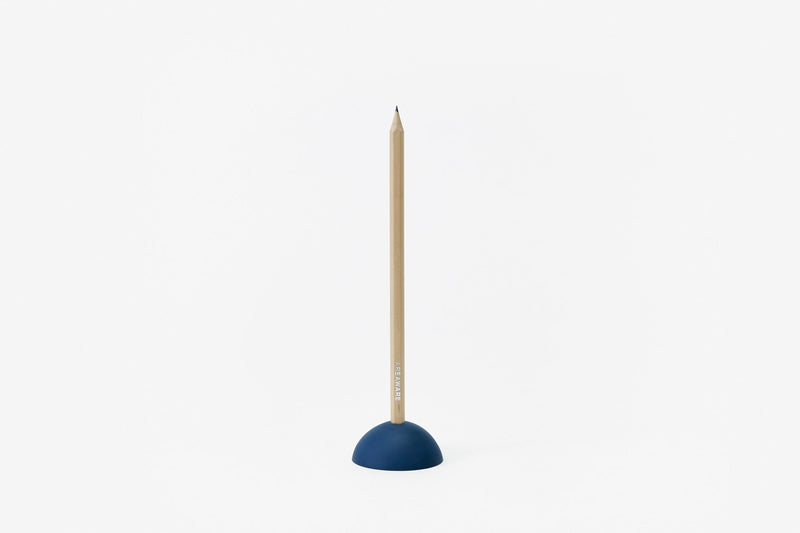 Eraser Pencil Stand in Navy Dome