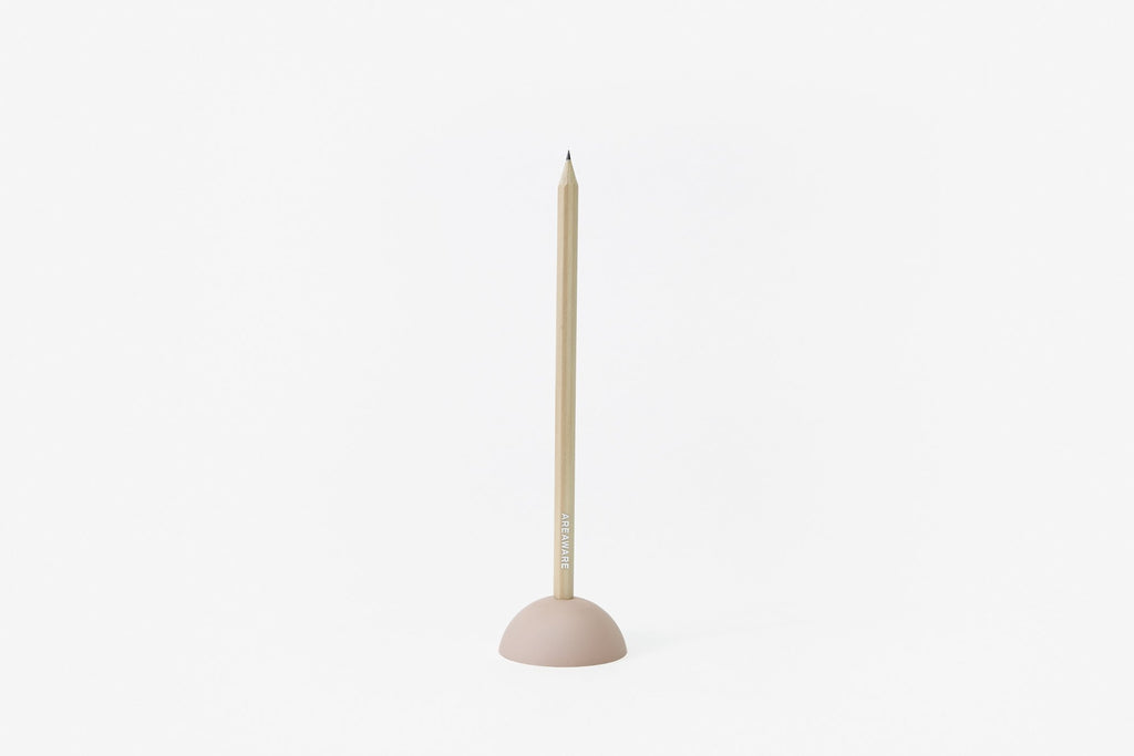 Eraser Pencil Stand in Pink Dome design by Areaware