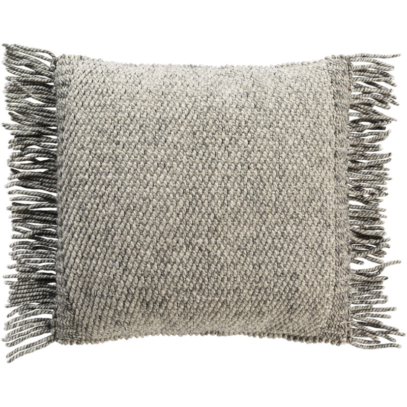 Faroe FAO-007 Woven Pillow in Beige & Black by Surya