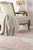 Malo Medallion Pink & White Area Rug