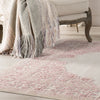 Malo Medallion Pink & White Area Rug