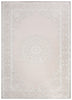 Malo Medallion Gray & White Area Rug