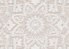 Malo Medallion Gray & White Area Rug