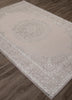 Malo Medallion Gray & White Area Rug