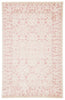 Regal Damask Ivory & Pink Area Rug