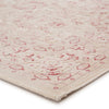 Regal Damask Ivory & Pink Area Rug