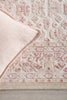 Regal Damask Ivory & Pink Area Rug