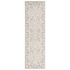 Brighton Oriental Gray & Cream Area Rug