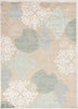 Wistful Medallion Beige & Green Area Rug