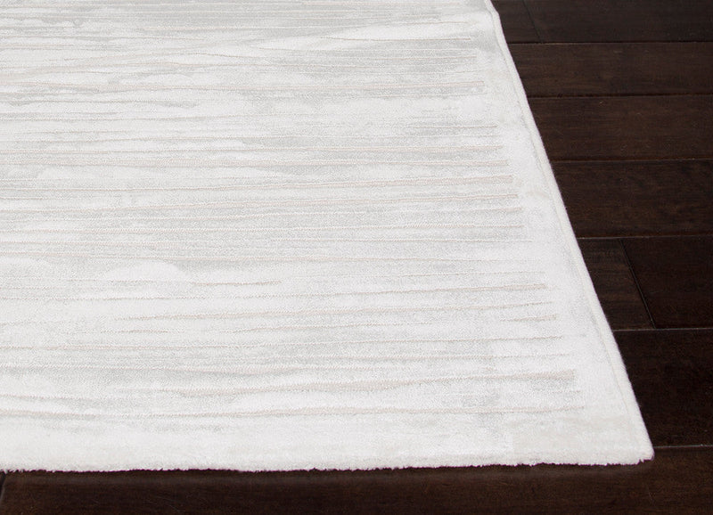 Linea Abstract White/Ivory Area Rug