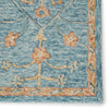 Juniper Handmade Oriental Teal & Orange Area Rug