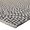 Houndz Indoor/ Outdoor Trellis Dark Blue & Cream Rug