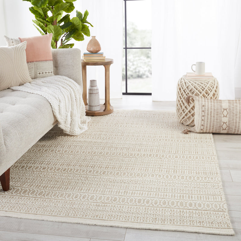 Galway Natural Trellis Ivory & Cream Rug by Jaipur Living