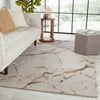 Fragment Shattered Hand Tufted Light Gray & Gold Rug 5