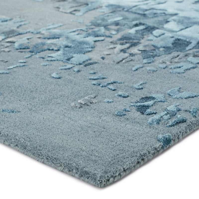 Fragment Astris Hand Tufted Blue & Light Gray Rug 2