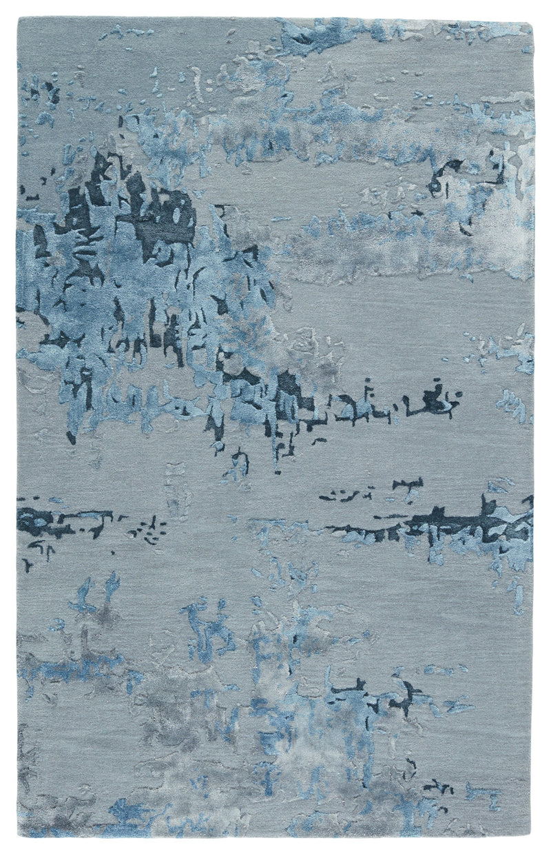 Fragment Astris Hand Tufted Blue & Light Gray Rug 1